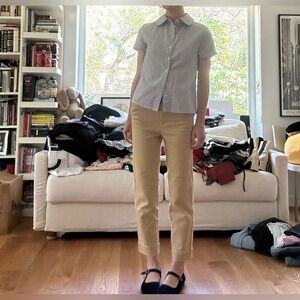 MADEWELL TAN/YELLOW DENIM JEANS